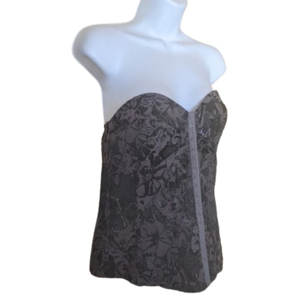 VERO MODA Black Gray Bustier and Skirt Size Size 42 (10-12 US) - Picture 6 of 8